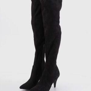 Carlos by Carlos Santana Over-The-Knee Boots Thigh High Stiletto Black Size 6.5M